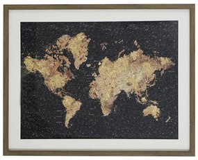 Artekko Woozent Πίνακας "Χάρτης" (57x72x3)cm