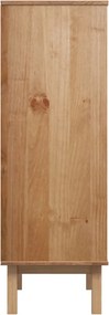 vidaXL Ντουλάπι OTTA 85 x 43 x 125 εκ. από Μασίφ Ξύλο Πεύκου