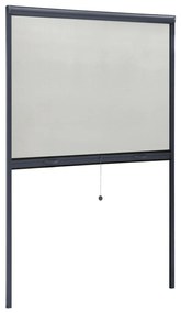 vidaXL Σήτα Παραθύρου Κάθετης Κίνησης Ανθρακί 110 x 170 εκ.
