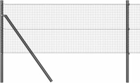vidaXL Στύλος Περιφράξεων Γκρι 100 x 0,5 m (19 x 19 mm πλέγμα)
