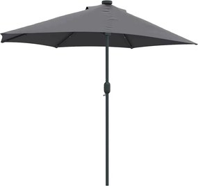 vidaXL Ομπρέλα Κήπου Ανθρακί 294 x 150 x 223 εκ