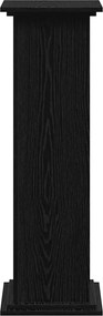 vidaXL Βάση φυτών Μαύρη Οξυά 33 x 33 x 100 cm Επεξεργασμένο ξύλο
