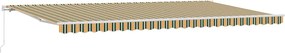 vidaXL Σκηνίτσα Αναδιπλούμενη Πολύχρωμο 600 x 300 εκ