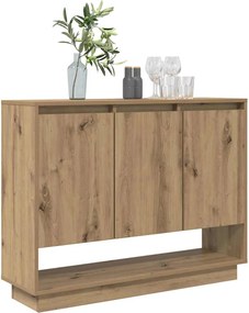 vidaXL Πλαϊνό γραφείο Artisan Oak 97 x 29 x 75 εκ. Επεξεργασμένο ξύλο