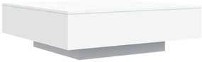 vidaXL Τραπεζάκι Σαλονιού με Φώτα LED Λευκό 100x100x31 εκ.