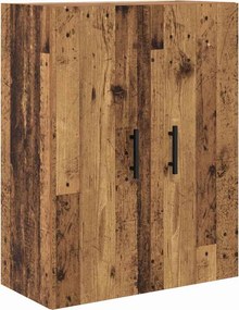 vidaXL Highboard 2 τμχ. Παλιό Ξύλο 69,5 x 34 x 180 εκ.