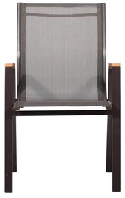 Καρέκλα FL5050 Fylliana Textilene Μαύρο 61x56x90 εκ. 61x56x90 εκ.