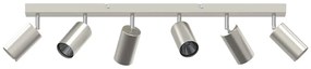 vidaXL Σποτ οροφής Βουρτσισμένο νικέλιο 73 x 5.5 x 16.5 εκ Ατσάλι