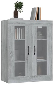 vidaXL Ντουλάπι Τοίχου Κρεμαστό Γκρι sonoma 69,5x34x90 εκ.