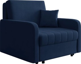 Πολυθρόνα Viva Silk I-Μπλε Σκούρο