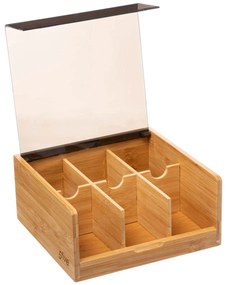 Κουτί Για Τσάι (22x21x10) F-V Black Bamboo 167754