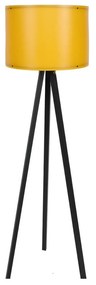 FLOOR LAMP IN BLACK AND YELLOW  Φ38x145cm 38x38x145 εκ.