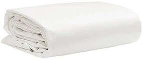 vidaXL Μουσαμάς Λευκός 5 x 5 μ. 650 γρ./μ²