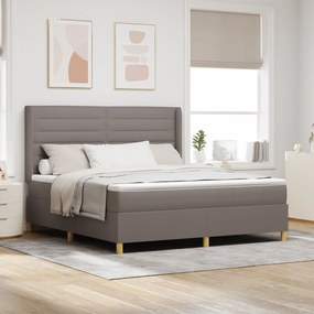 vidaXL Στρώμα με Κρεβάτι & LED Ταμπακιού 180x200 εκ Καπιτονέ