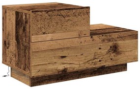 vidaXL Κομοδίνο Παλιό Ξύλο 70 x 36 x 40.5 εκ. Επεξεργασμένο ξύλο