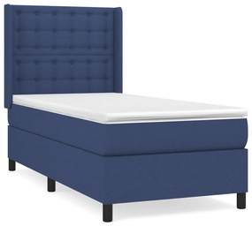 ΚΡΕΒΑΤΙ BOXSPRING ΜΕ ΣΤΡΩΜΑ ΜΠΛΕ 90X200 ΕΚ.ΥΦΑΣΜΑΤΙΝΟ 3131727