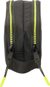 Διπλή Κασετίνα Munich Beat Μαύρο 21 x 8 x 6 cm