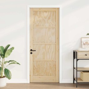 vidaXL Εσωτερική Πόρτα Φυσικό 93 x 211 εκ. Κόντρα πλακέ
