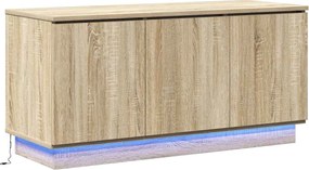 vidaXL Ντουλάπι TV Δρύς Sonoma 100 x 38 x 49 εκ. Επεξεργασμένο ξύλο