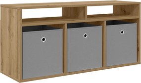vidaXL Χαμηλό γραφείο 102 x 32 x 48,5 εκ. Artisan Oak