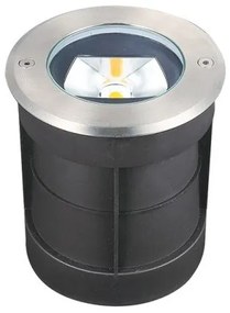 Ενδοδαπέδιο Φωτιστικό LED 7W IP67 3000K Χρώμιο E362 Zambelis-E362-Χρώμιο E362