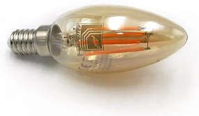 Adeleq Λάμπα COG Κεράκι Ε14 4W 230V Μελί 2200K 13-1406400