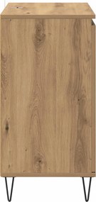 vidaXL Πλαϊνό γραφείο Artisan Oak 60 x 35 x 70 cm Επεξεργασμένο Ξύλο