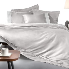Παπλωματοθήκη Silky Silver Σετ 3Τεμ. Guy Laroche Queen Size 245x255cm 100% Βαμβακοσατέν
