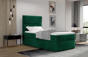 Επενδυμένο κρεβάτι Odette-Prasino