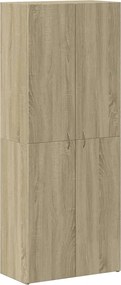 vidaXL Αρχειοθήκη Sonoma Δρυς 60x32x153 εκ. από Επεξεργασμένο Ξύλο