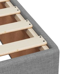 ΚΡΕΒΑΤΙ BOXSPRING ΜΕ ΣΤΡΩΜΑ ΑΝΟΙΧΤΟ ΓΚΡΙ 80X200 ΕΚ. ΥΦΑΣΜΑΤΙΝΟ 3291121