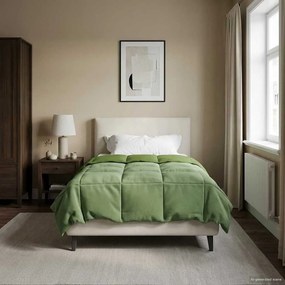 vidaXL Χειμερινό Παπλωματοθήκη 155 x 220 cm Χειμώνας Πράσινο