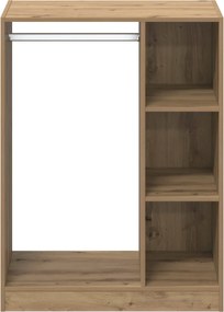 vidaXL Ντουλάπι με ράφι με αποθήκευση Artisan Oak 77 x 48 x 102 cm