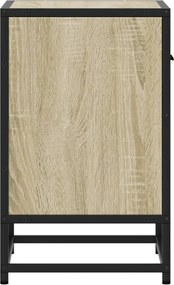 vidaXL Κομοδίνα Sonoma Δρυς 40x31x50 εκ. Επεξεργασμένο Ξύλο