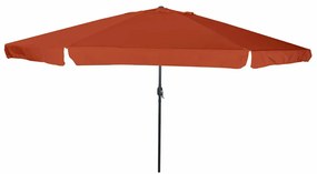 vidaXL Ομπρέλα Κήπου Τερακότα 395 x 395 x 245 εκ.