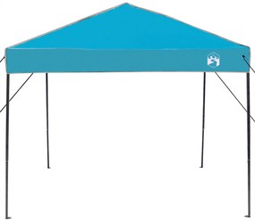 vidaXL Σκηνή Σκίασης Μπλε 250 x 250 x 227 / 236 / 245 εκ. Ύφασμα Oxford