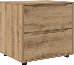 vidaXL Ντουλάπι αποθήκευσης Artisan Oak 60 x 48 x 57 εκ