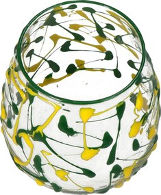 Κηροπήγιο ArteLibre Πολύχρωμο Γυαλί 11x11x11cm