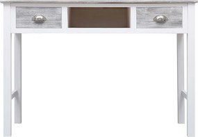 vidaXL Γραφείο Γκρι 110 x 45 x 76 εκ. Ξύλινο
