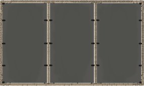 vidaXL Σετ Εξωτερικής Τραπέζης 7 pcs συνθετικό ρατάν