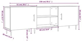 ΈΠΙΠΛΟ ΤΗΛΕΟΡΑΣΗΣ SONOMA ΔΡΥΣ 150X30X50 ΕΚ. ΕΠΕΞΕΡΓΑΣΜΕΝΟ ΞΥΛΟ 829087