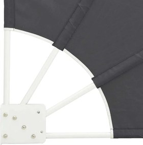 vidaXL Αδιάφανο σκίαστρο μπαλκονιού 140 x 140 cm Πολυεστέρας Μαύρο