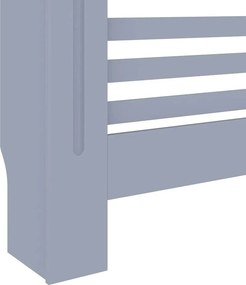 vidaXL Κάλυμμα Καλοριφέρ Ανθρακί 112 x 19 x 81,5 εκ. από MDF