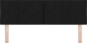 vidaXL Κεφαλάρι Μαύρο 160 cm ύφασμα