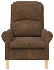 vidaXL Πολυθρόνα Καφέ 76 x 94 x 102 εκ. Τεχνητό Δέρμα