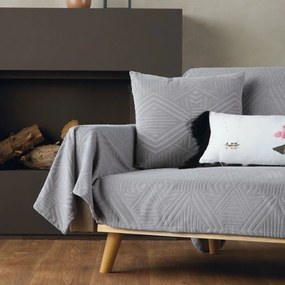 Ριχτάρι Delilah 22 Grey Kentia Διθέσιο 180x240cm Πολυέστερ