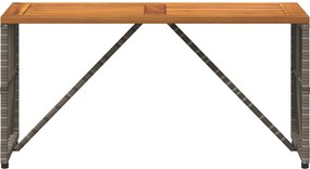 vidaXL Εξωτερικό Τραπέζι Γκρι 80 x 40 x 40 cm