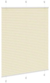 Πλισέ περσίδα Κρέμα 105x100 cm Πλάτος υφάσματος 104,4 cm - Κρεμ
