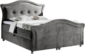 Επενδυμένο κρεβάτι Bedran Lux-Gkri-180 x 200