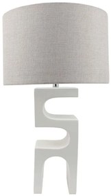 Φωτιστικό Επιτραπέζιο Jed 031374 58cm Ε27 60W White-Grey